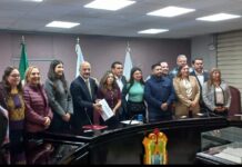 Ricardo Ahued entrega al Congreso el Primer Informe de Gobierno de Rocío Nahle.