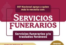 El Sistema Nacional DIF ofrece servicios funerarios gratuitos.