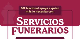 El Sistema Nacional DIF ofrece servicios funerarios gratuitos.