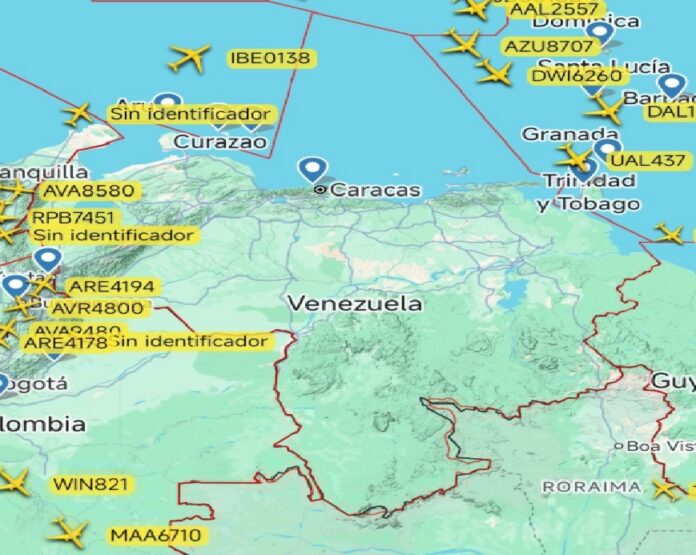 Venezuela espacio aereo cerrado