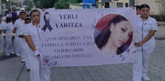 Exigen justicia para Yerli Yartiza, hija buscadora de 18 años asesinada en Chiapas.
