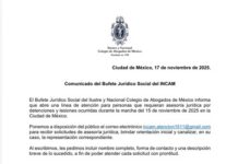 Abogados activan protocolo de atención a personas detenidas en la marcha del #15D
