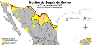 Aumenta sequía severa en el sur de Veracruz; Conagua alerta por déficit hídrico.