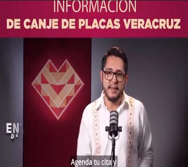 Canje de placas informacion