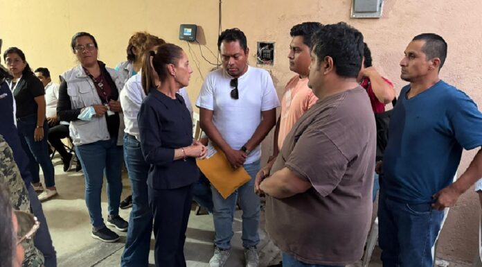 Claudia Sheinbaum supervisa atención médica en Oaxaca y anuncia apoyos económicos a víctimas del descarrilamiento del Tren Interoceánico