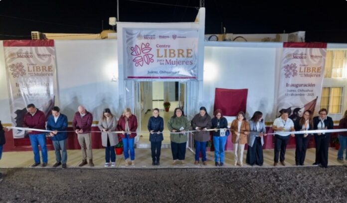 Claudia Sheinbaum en Chihuahua inaugura Centros Libres