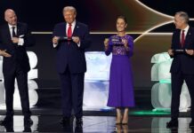 #SorteoMundial: Claudia Sheinbaum entre la emoción y la silla vacía.