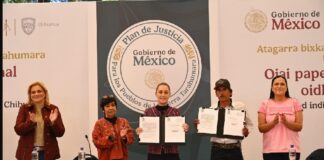 Presidenta Sheinbaum entrega más de 3 mil hectáreas de la Sierra Tarahumara de Chihuahua al Pueblo Ódami