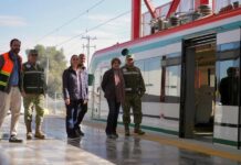 Presidenta Claudia Sheinbaum anuncia que Tren Lechería-AIFA estará listo en el primer trimestre de 2026