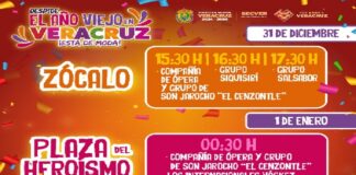 Entre música, tradición y alegría Despide el Año Viejo en Veracruz