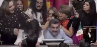 #Videos: Confrontación entre legisladoras detona crisis en Congreso de la Ciudad de México.-