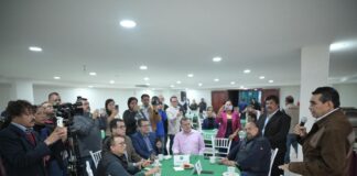 Realiza Congreso convivio con periodistas que cubren la fuente legislativa.