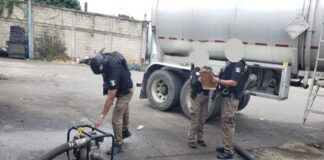 En cateo, FGR asegura 32 mil litros de hidrocarburo, 19 vehículos y un inmueble en Yanga, Veracruz