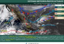 Gobierno de México emite llamado preventivo ante efectos del Frente Frío 21