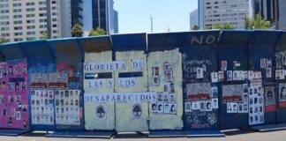 Familias rechazan uso político de la Glorieta de las y los Desaparecidos #CDMX
