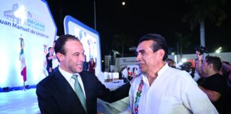 Asiste diputado Esteban Bautista a informe de labores en Boca del Río