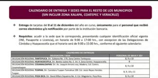 SEV publica calendario y sedes para entrega de tarjetas BBVA de la Nómina Única a docentes estatales.