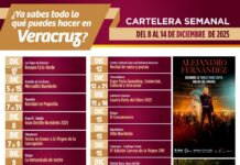 Cartelera turística en Veracruz: cultura, tradición y grandes espectáculos.