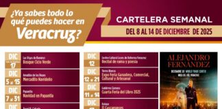 Cartelera turística en Veracruz: cultura, tradición y grandes espectáculos.