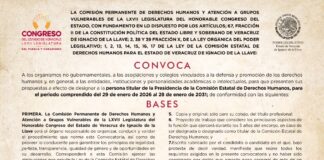 Emite Comisión la convocatoria para designar titular de la CEDH