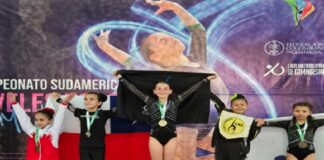 Mariana Palomeque García, campeona suramericana con solo 9 años.