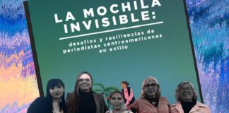 Presentan informe «La mochila invisible, la lucha y resiliencia de mujeres periodistas en el exilio».