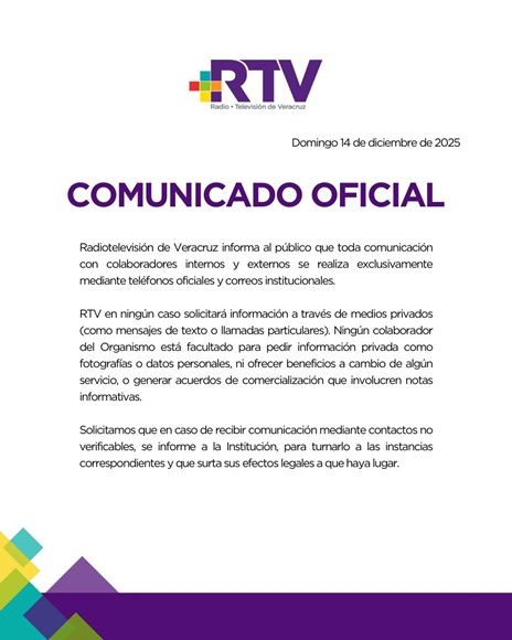 RTV comunicado