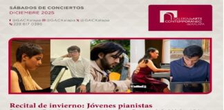 Invita SECVER a conciertos de diciembre en la GACX .