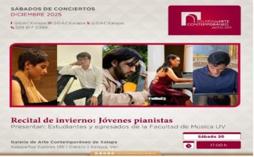 Invita SECVER a conciertos de diciembre en la GACX .