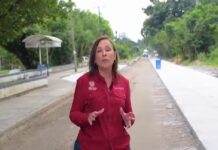 #Video: Gobernadora de Veracruz realizó una supervisión directa de obras carreteras