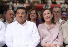Rocío Nahle asiste al Primer Informe del Gobernador de Chiapas