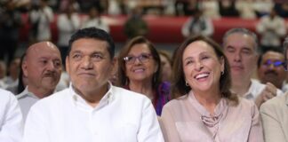 Rocío Nahle asiste al Primer Informe del Gobernador de Chiapas