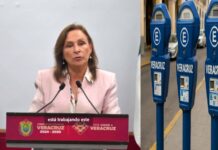 Gobernadora de Veracruz pide revisar convenio de parquímetros en Coatepec que deja Raymundo Andrade.