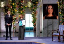 María Corina Machado ausente en Oslo, su hija recibió el Nobel de la Paz