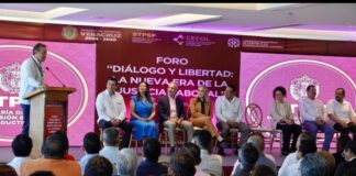 Veracruz impulsa la nueva era de la justicia laboral en foro de Diálogo y Libertad.