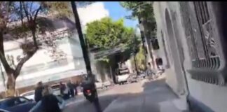 Registran balacera durante operativo en la colonia Cuauhtémoc de CDMX.