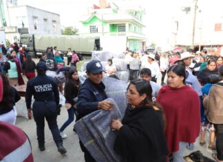 Comunidades de Coscomatepec y Jalacingo reciben más de 7 mil 600 apoyos invernales