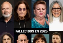Las voces y rostros que se apagaron en la farándula internacional en 2025 .