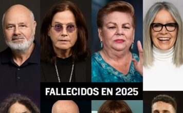 Las voces y rostros que se apagaron en la farándula internacional en 2025 .