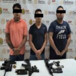 SSP detiene a 18 personas y asegura armas, presuntas drogas y vehículos en 20 municipios.