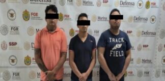 SSP detiene a 18 personas y asegura armas, presuntas drogas y vehículos en 20 municipios.