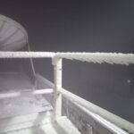 Registran ligera nevada y cencellada en el Cofre de Perote.