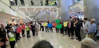 Taxistas del AICM finalmente serán recibidos y advierten que no renunciarán a sus derechos.