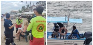 Turista muere tras impacto de ballena en Puerto Vallarta.