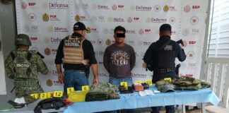 Logra SSP detención de 18 personas, aseguramiento de estupefacientes y recuperación de vehículos robados