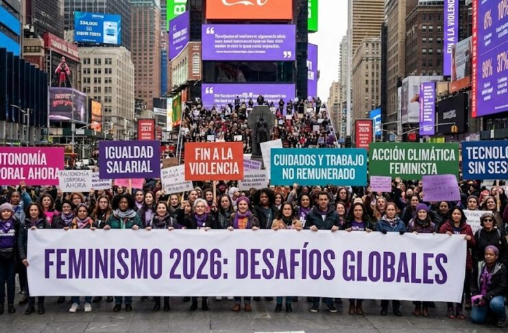 Los desafíos del feminismo en 2026: entre la violencia, retrocesos y resistencia global.