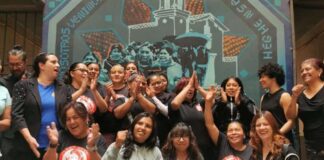 Leonas en Manada, vagoneras del Metro, por el empleo digno para jefas de familia.