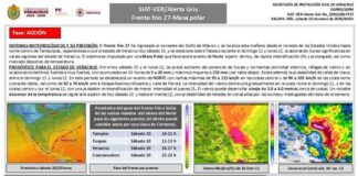 PC mantiene activa Alerta Gris por evento de Norte y lluvias en el sur de Veracruz
