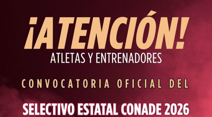Abre IVD convocatoria para el Selectivo Estatal CONADE 2026.