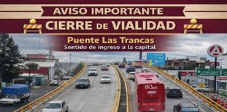 Por mantenimiento, cierre del puente Las Trancas en sentido de ingreso a Xalapa